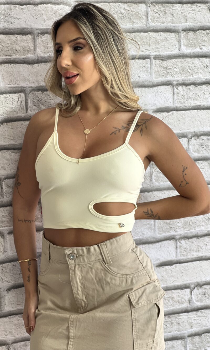 cropped thaila creme
