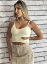 cropped thaila creme