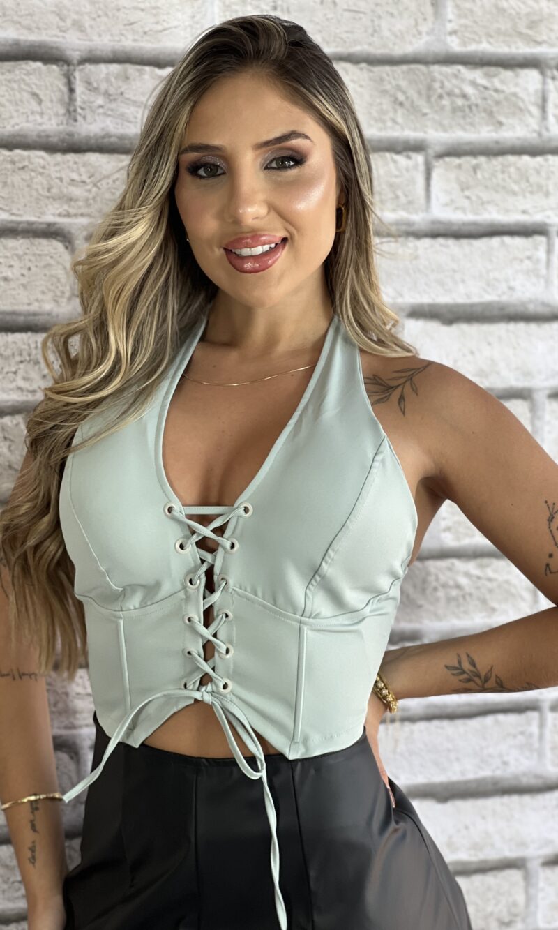 cropped naila verde menta