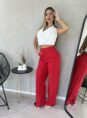 calca alfaitaria gisa vermelho