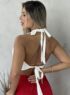 cropped polly vermelho
