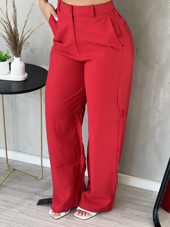 calca alfaitaria gisa vermelho calca alfaitaria gisa vermelho