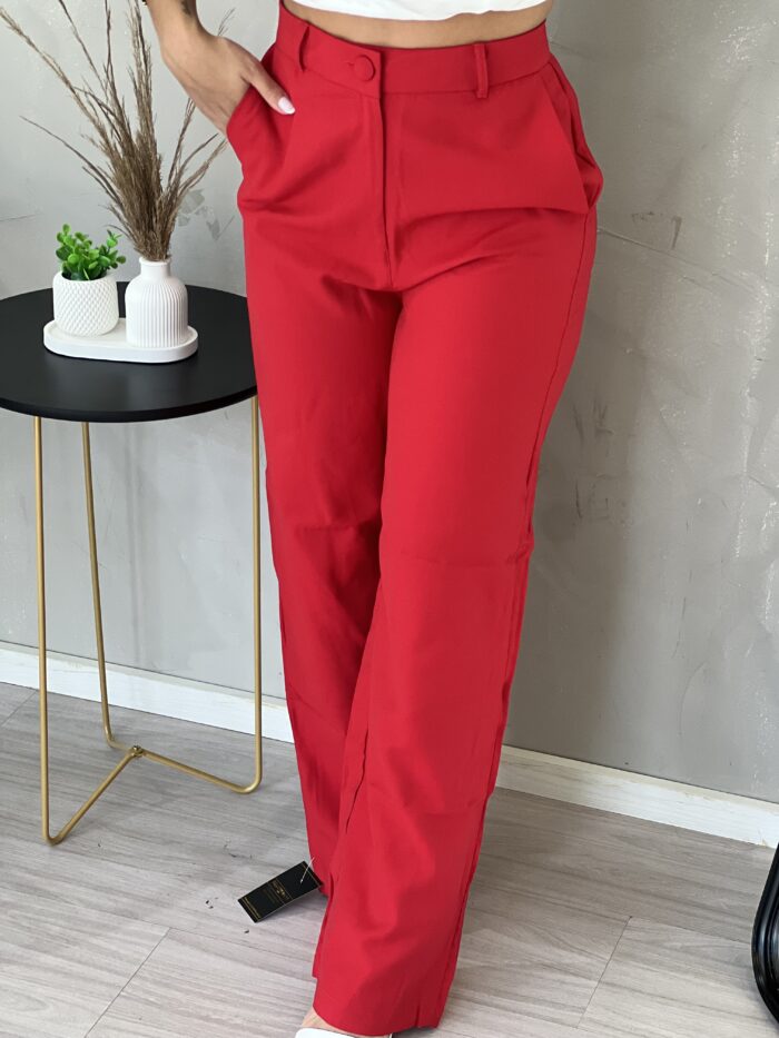 calca alfaitaria gisa vermelho calca alfaitaria gisa vermelho