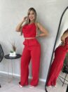cropped polly vermelho