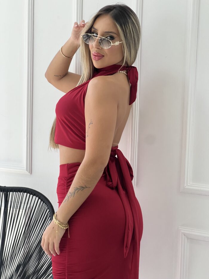 conjunto adelaide vermelho conjunto adelaide vermelho