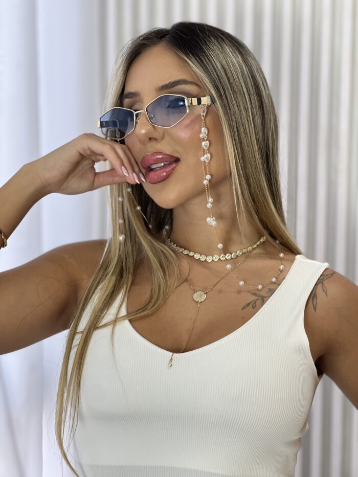 corrente oculos perolado corrente oculos perolado