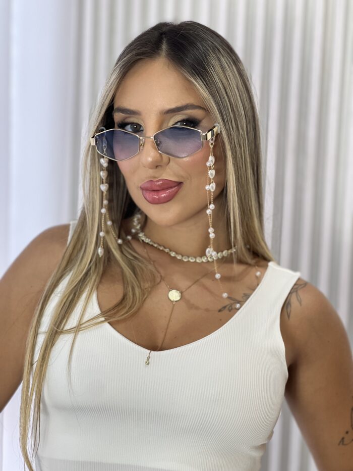 corrente oculos perolado corrente oculos perolado