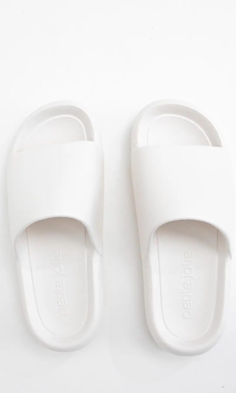 chinelo slide nuvem off white petite jolie pj7639