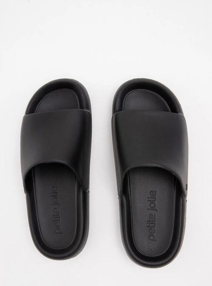 chinelo slide nuvem preto petite jolie pj7639 chinelo slide nuvem preto petite jolie pj7639