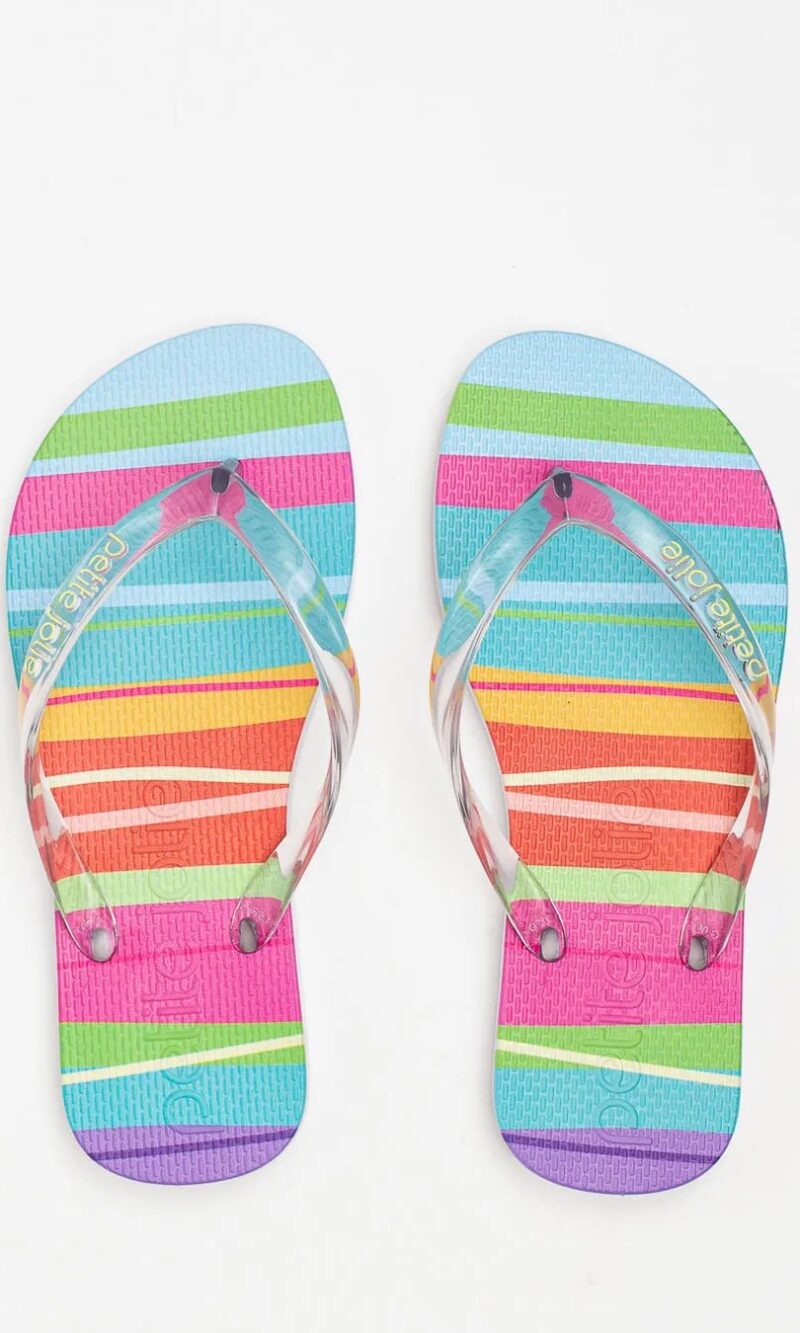 chinelo listras colors petite jolie pj6969