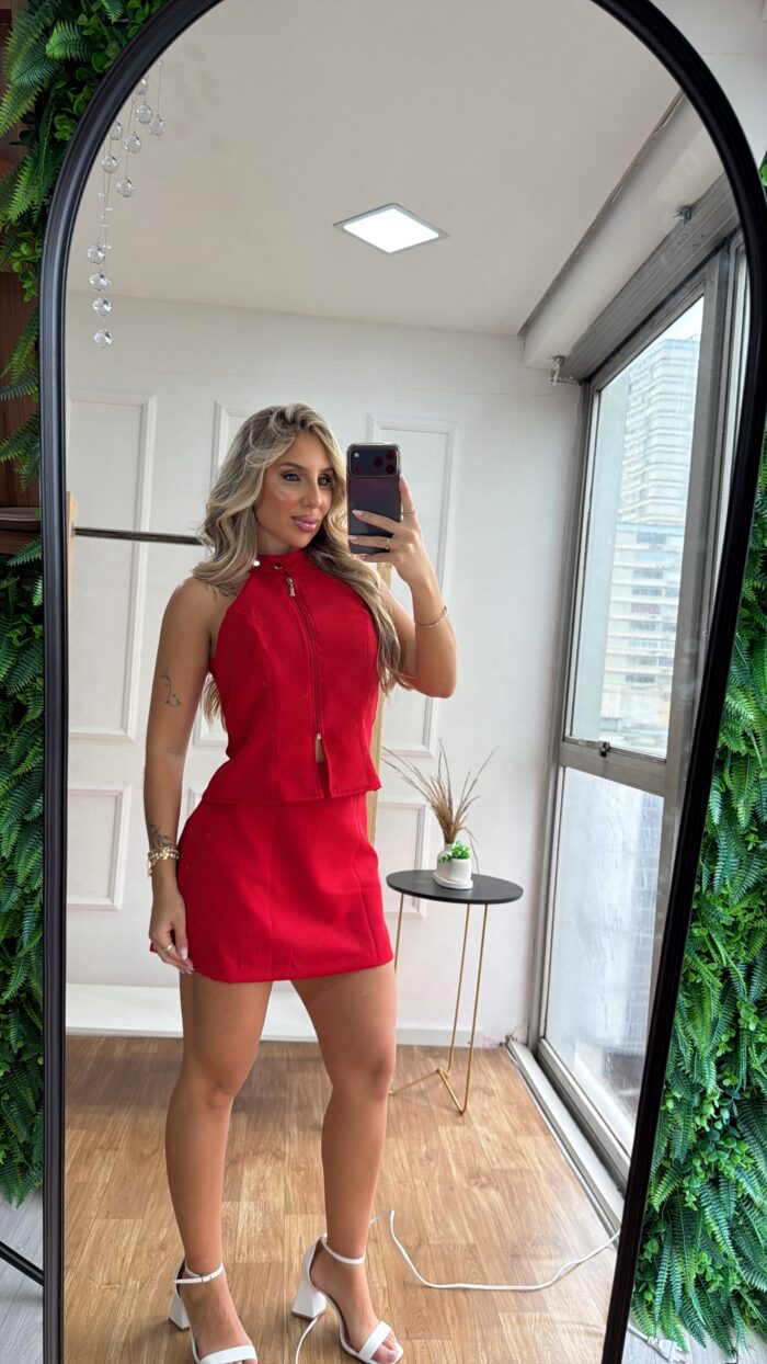 conjunto noeli vermelho conjunto noeli vermelho