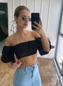 cropped ciganinha olivia preto