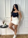 saia cargo com short lory off white