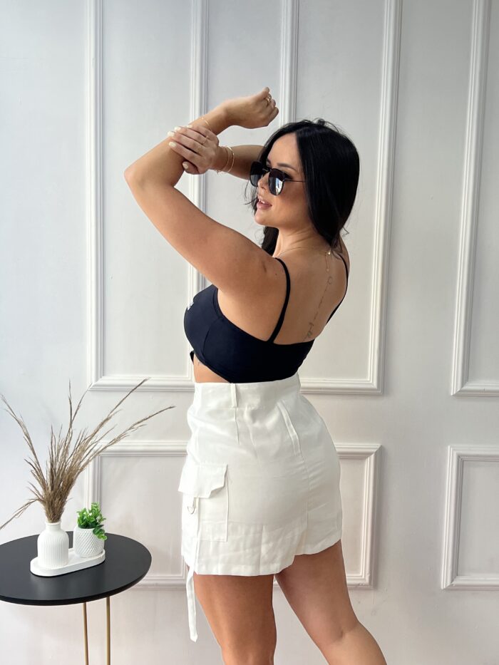 saia cargo com short lory off white saia cargo com short lory off white