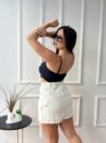 saia cargo com short lory off white