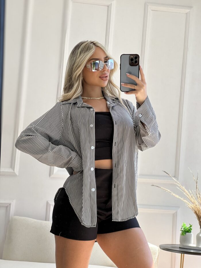 camisa listrada oraide preto camisa listrada oraide preto