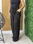 calca pantalona jaqueline risca de giz preto