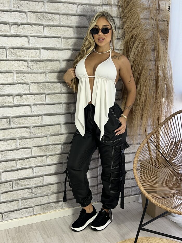 cropped pedrita off white cropped pedrita off white