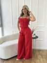 conjunto sania vermelho