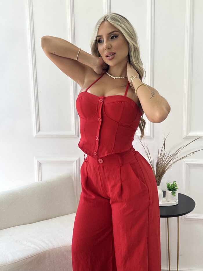 conjunto sania vermelho conjunto sania vermelho