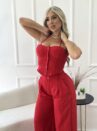 conjunto sania vermelho