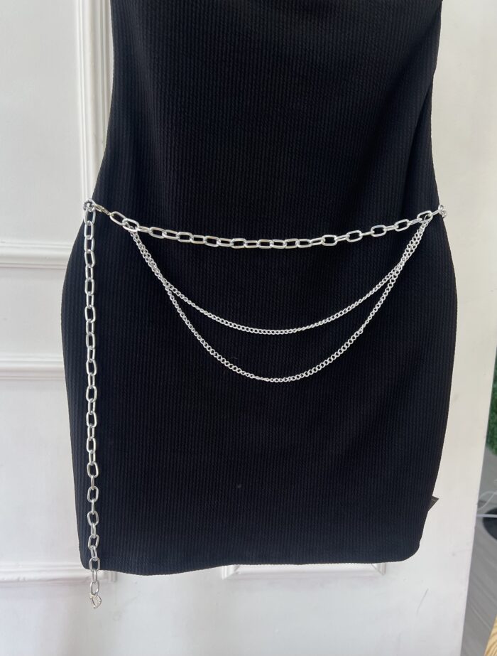 cinto balada corrente prata