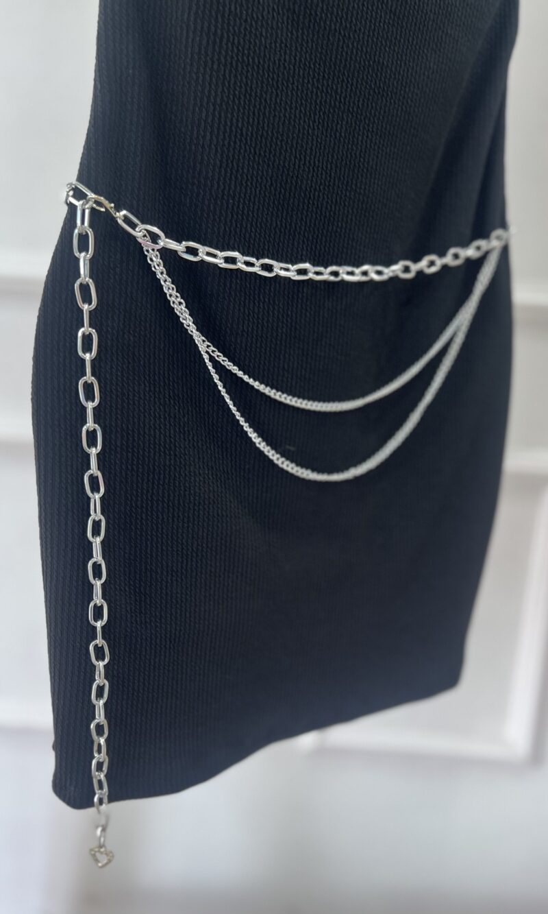 cinto balada corrente prata