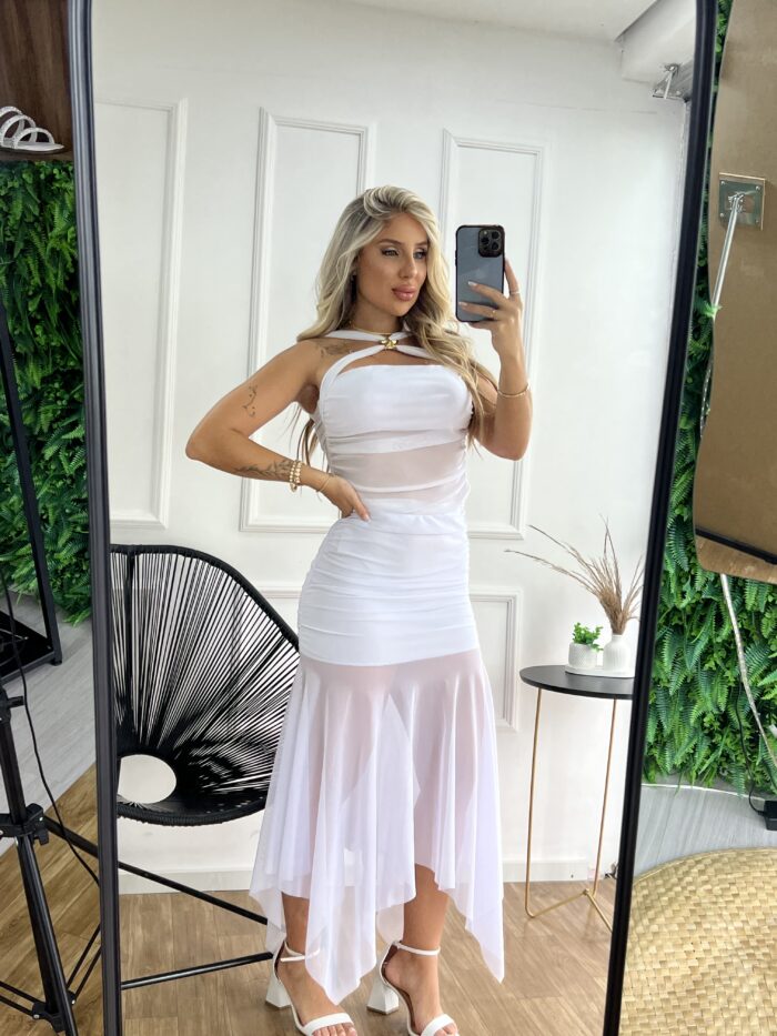 conjunto tule valery branco conjunto tule valery branco