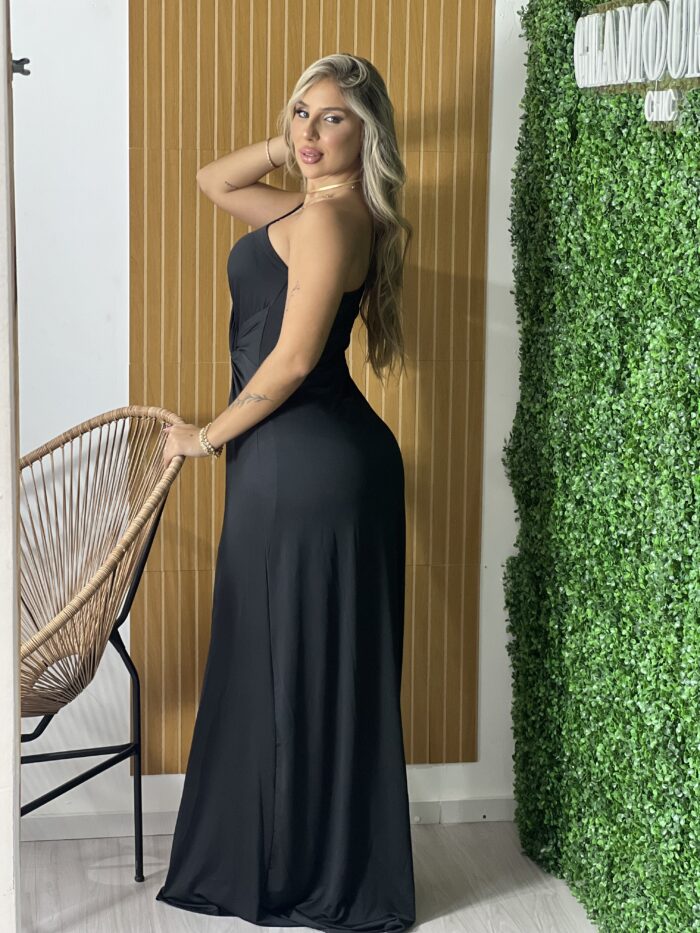 vestido longo yasmin preto vestido longo yasmin preto