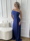 vestido longo aneli azul