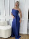 vestido longo aneli azul