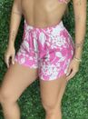 short estampado rosa