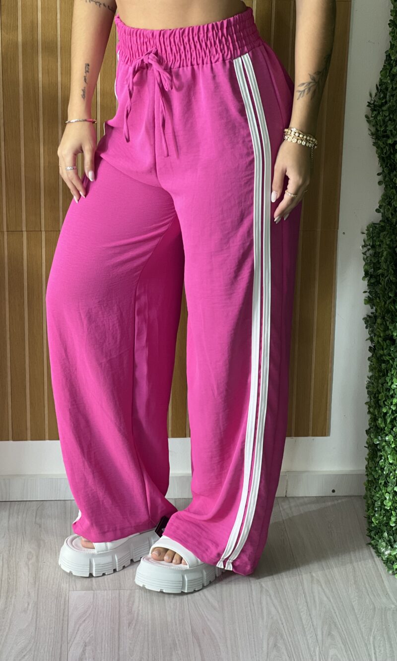 calÇa duda listras fÚcsia