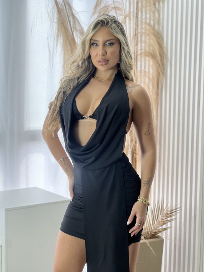 vestido janaina preto vestido janaina preto