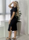 vestido midi nene preto