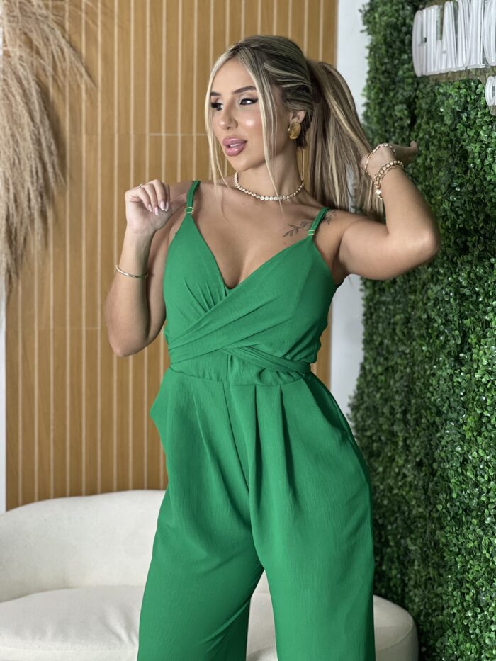 macacÃo longo tetÉia verde bandeira macacÃo longo tetÉia verde bandeira