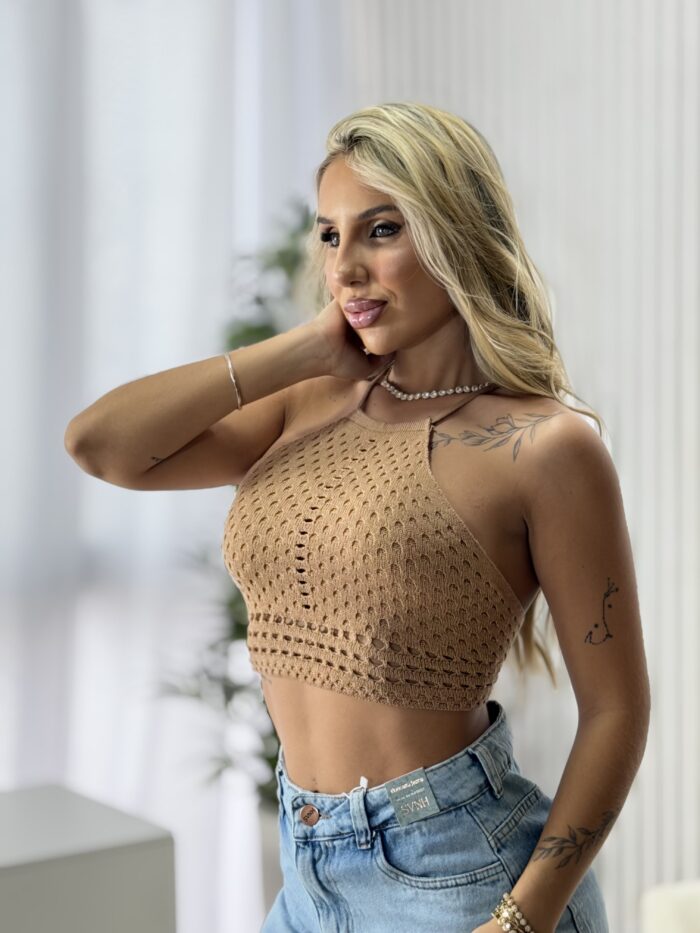 cropped queila modal bege cropped queila modal bege