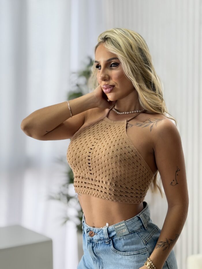 cropped queila modal bege cropped queila modal bege