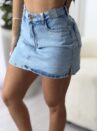 saia com short jeans loiva
