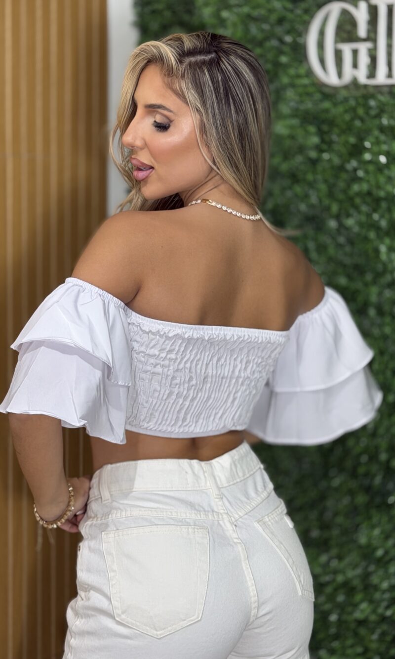 cropped ciganinha olivia branco cropped ciganinha olivia branco