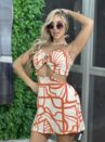 vestido macaquinho estampado ana laranja