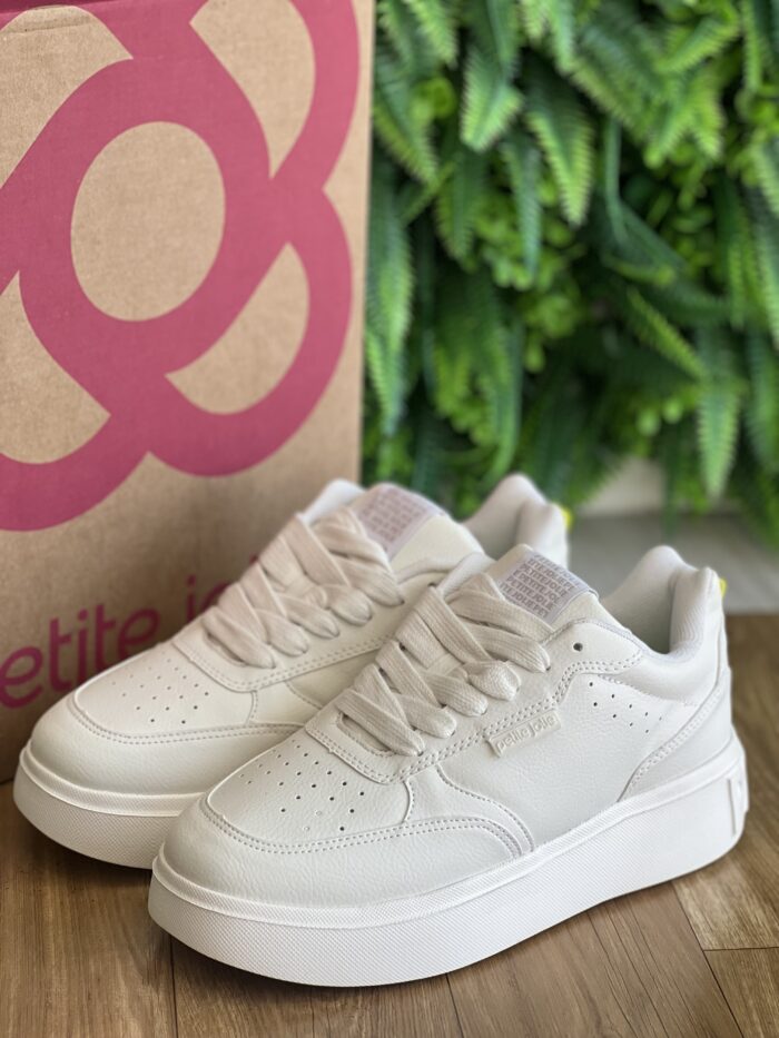 tÊnis branco petite jolie pj7537 tÊnis branco petite jolie pj7537
