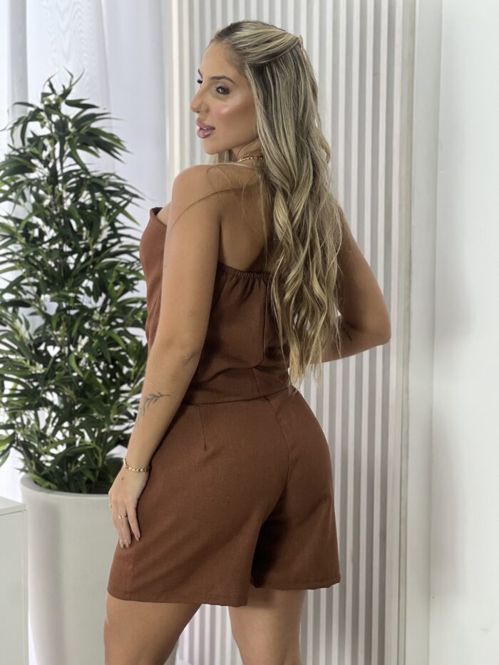 conjunto linho norinda marrom conjunto linho norinda marrom