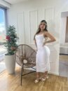 vestido midi zenaide branco