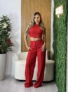 conjunto anelise vermelho