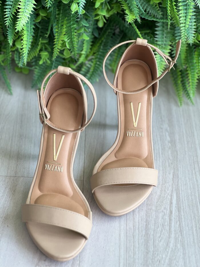 sandalia salto agulha bege vizzano 6210655 sandalia salto agulha bege vizzano 6210655