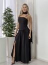 vestido longo lauana preto