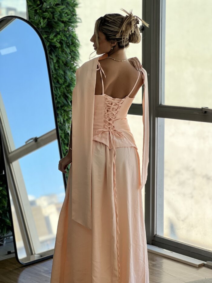 vestido longo lauana salmon vestido longo lauana salmon