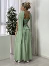 vestido longo lauana verde menta