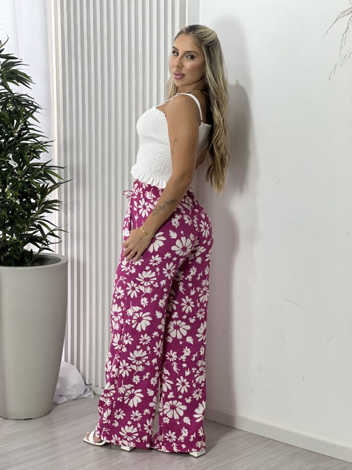 calÇa duda estampado fÚcsia calÇa duda estampado fÚcsia